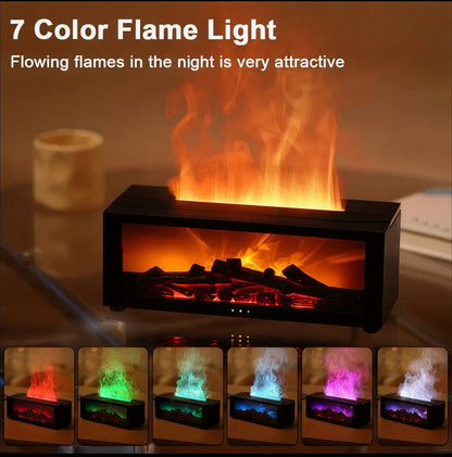 Fireplace Flame with Remote&Aromatherapy